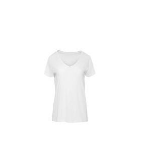Tee-shirt femme col V en coton bio 7