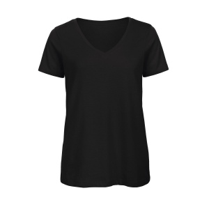Tee-shirt femme col V en coton bio 5