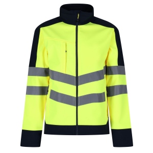 Veste Softshell 3 couches haute visibilité 3