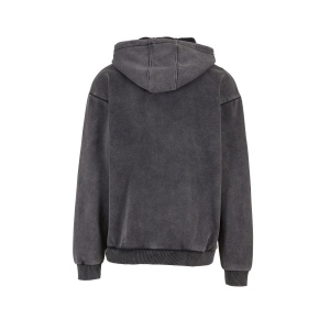 Sweat à capuche lourd délavé 8