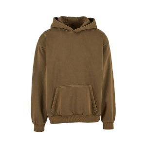 Sweat à capuche lourd délavé 4