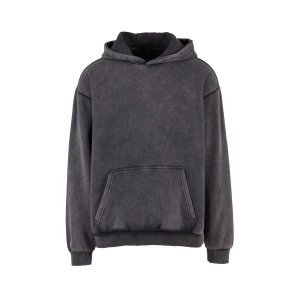 Sweat à capuche lourd délavé 3