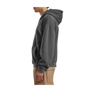 Sweat capuche zippé lourd délavé 11