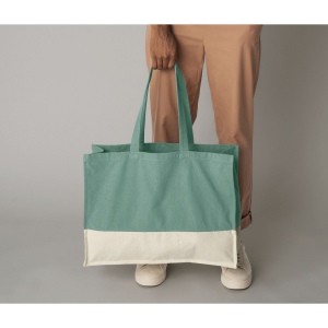 Sac shopping bicolore 8