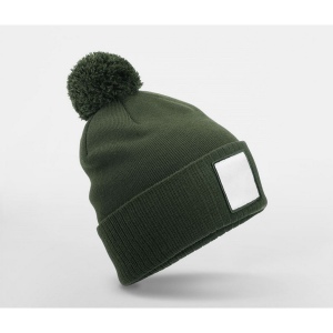 Bonnet avec pompon et patch 4