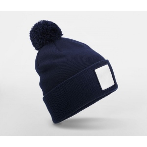 Bonnet avec pompon et patch 5