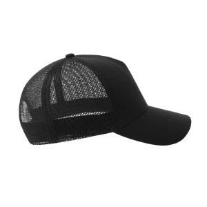 Casquette 5 pans style trucker en coton 80