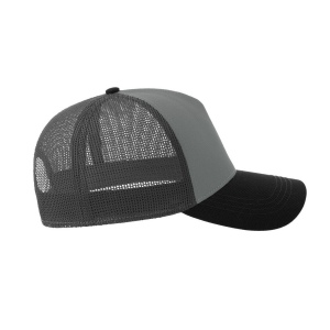 Casquette 5 pans style trucker en coton 85