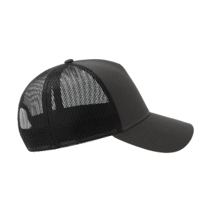Casquette 5 pans style trucker en coton 86