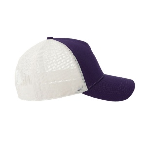 Casquette 5 pans style trucker en coton 87