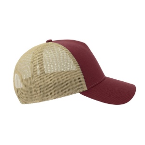Casquette 5 pans style trucker en coton 93