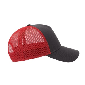 Casquette 5 pans style trucker en coton 96