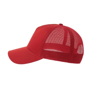 Casquette 5 pans style trucker en coton 108