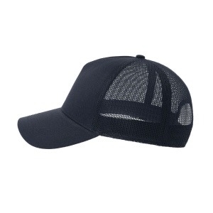 Casquette 5 pans style trucker en coton 110
