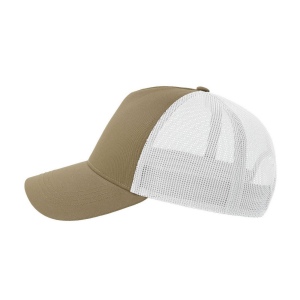 Casquette 5 pans style trucker en coton 112