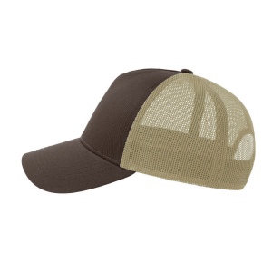 Casquette 5 pans style trucker en coton 114