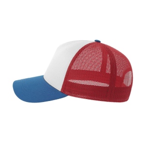 Casquette 5 pans style trucker en coton 118