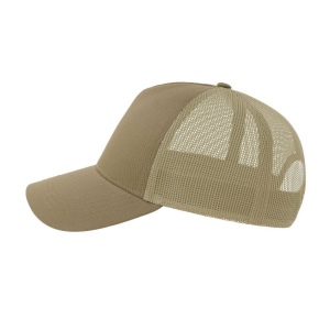 Casquette 5 pans style trucker en coton 121