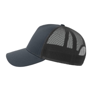 Casquette 5 pans style trucker en coton 127