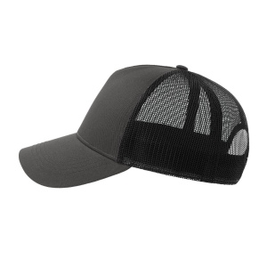 Casquette 5 pans style trucker en coton 128