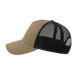 Casquette 5 pans style trucker en coton 129