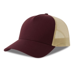 Casquette 5 pans style trucker en coton 25
