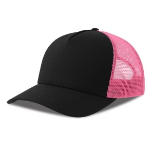 Casquette 5 pans style trucker en coton 34