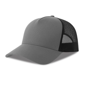 Casquette 5 pans style trucker en coton 18