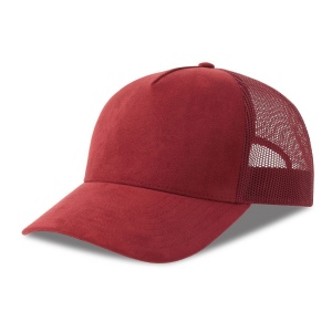 Casquette style trucker en faux daim 6