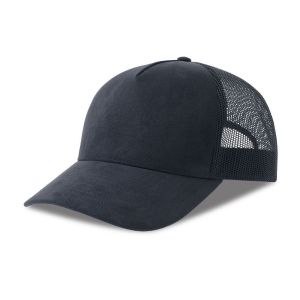 Casquette style trucker en faux daim 2