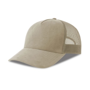 Casquette style trucker en faux daim 5