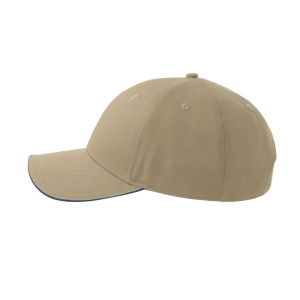 Casquette 6 pans visière sandwich 40