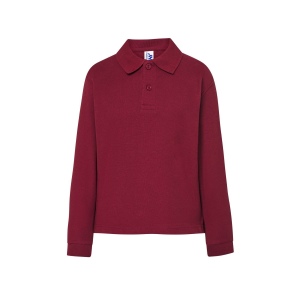 Polo piqué enfant manches longues 7