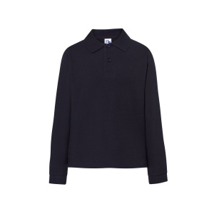 Polo piqué enfant manches longues 4