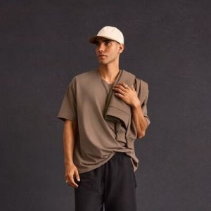 Tee-shirt unisexe coupe boxy