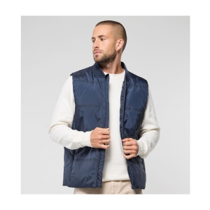 Bodywarmer unisexe avec bord côte au col 4