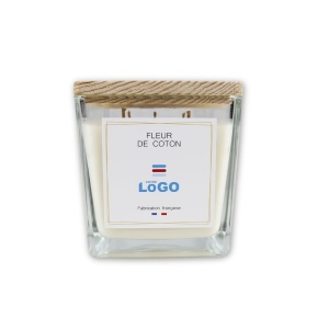 Bougie végétale GRASSE Carré 700g - France