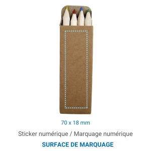 Set 4 crayons de couleur 4