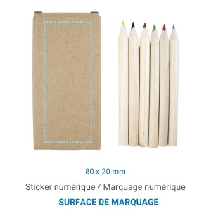 Set 6 crayons de couleur 4