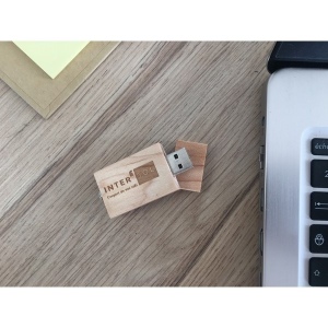 Clé USB SQUARE Bois 2