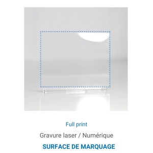 Trophée en bois RECTANGLE - France 4