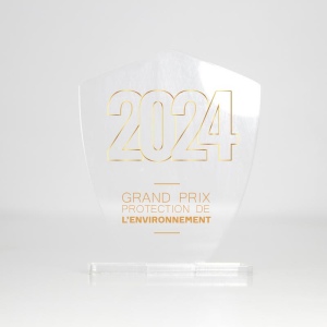 Trophée en plexiglas BLASON - France