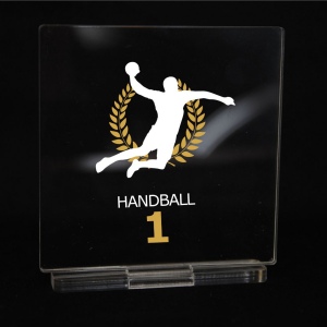 Trophée en plexiglas CARRE - France 2