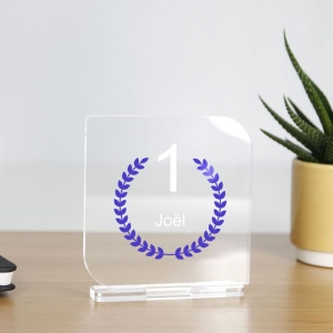 Trophée en plexiglas CARRE 2 - France 2