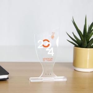 Trophée en plexiglas COUPE - France 2