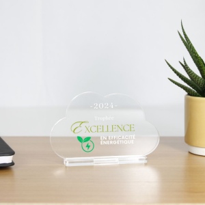 Trophée en plexiglas NUAGE - France 2