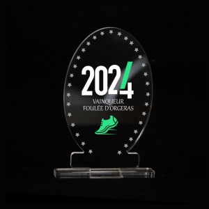 Trophée en plexiglas OVAL - France 3