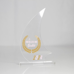 Trophée en plexiglas VOILE - France