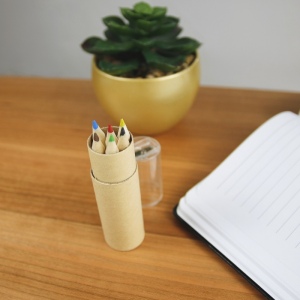 Set 6 crayons et taille crayon 2