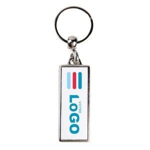 Porte-clés Métallique rectangle M - France